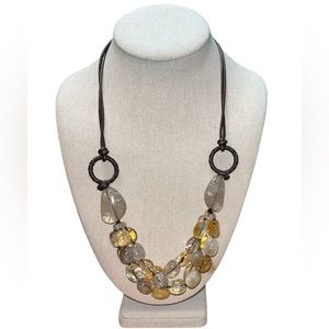 ✨ 3/$15 ✨ Coldwater Creek Glass Beaded Statement Necklace